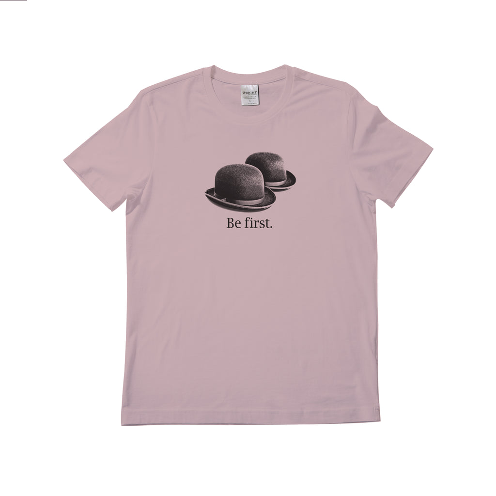Be first. T-shirt | organic cotton, short sleeve, Lilac