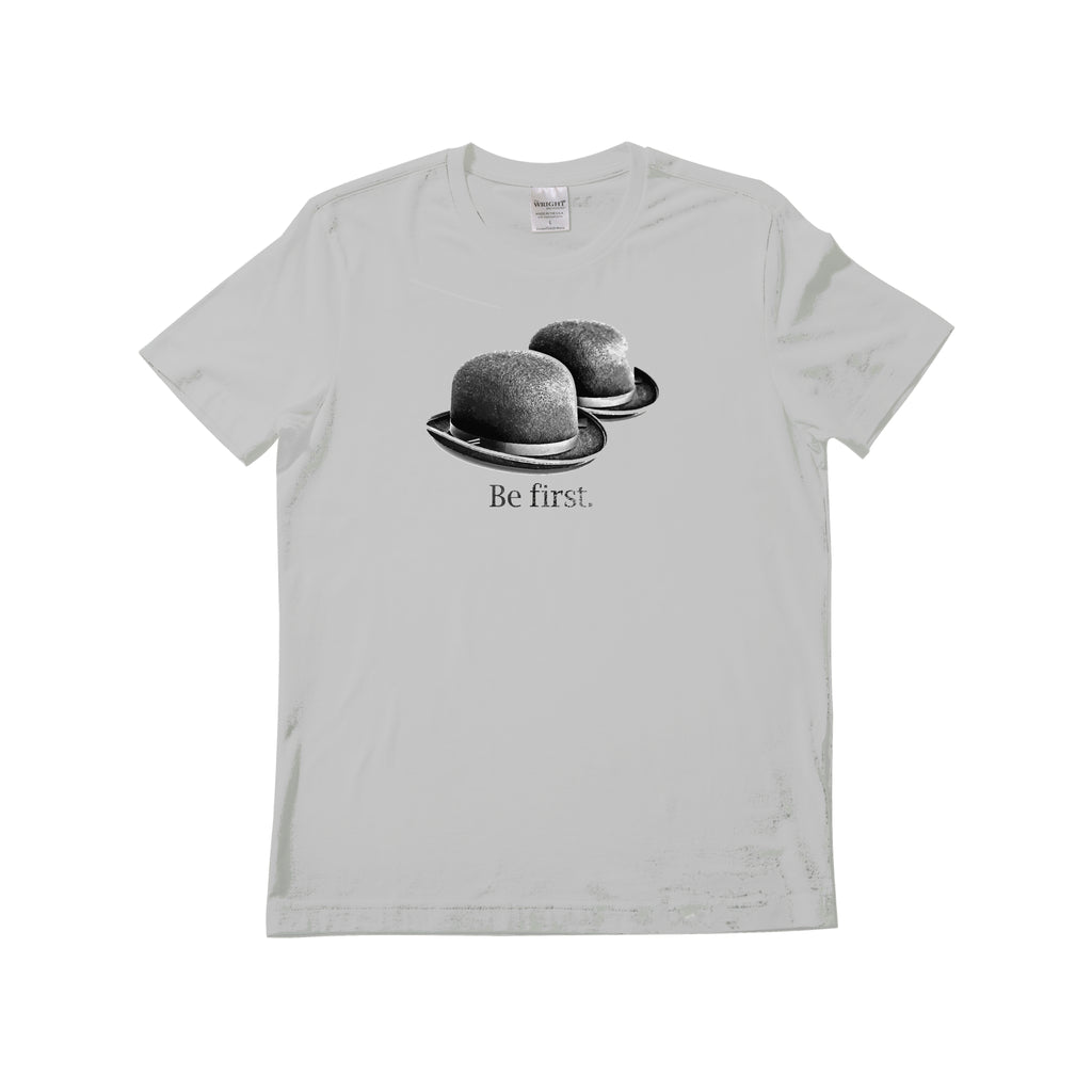 Be first. T-shirt | organic cotton, short sleeve, Stone