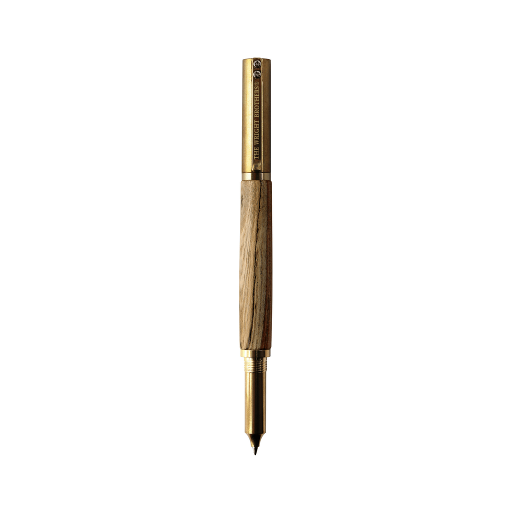 The Wright Brothers USA Pens and Notepads Huffman Prairie rollerball pen | brass