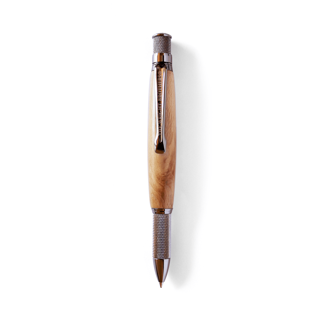 Wright Brothers Memorial ballpoint twist pen | gun metal