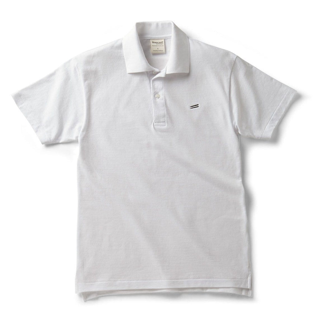 Cotton pique tennis shirt | White