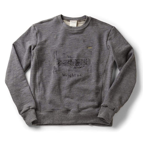 Property of The Wright Brothers classic crew sweatshirt | Zinc