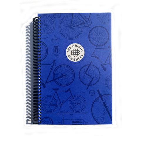 First in Flight spiral-bound notebook with letterpress cover (6x9)