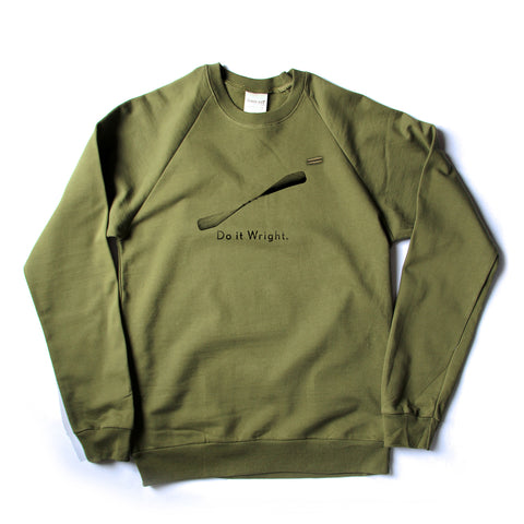 Start Wright. sweatshirt | organic cotton, crew neck, Ocean