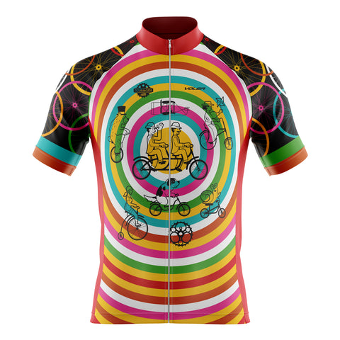 Van Cleve® peloton cycling jersey | short sleeve, full zipper