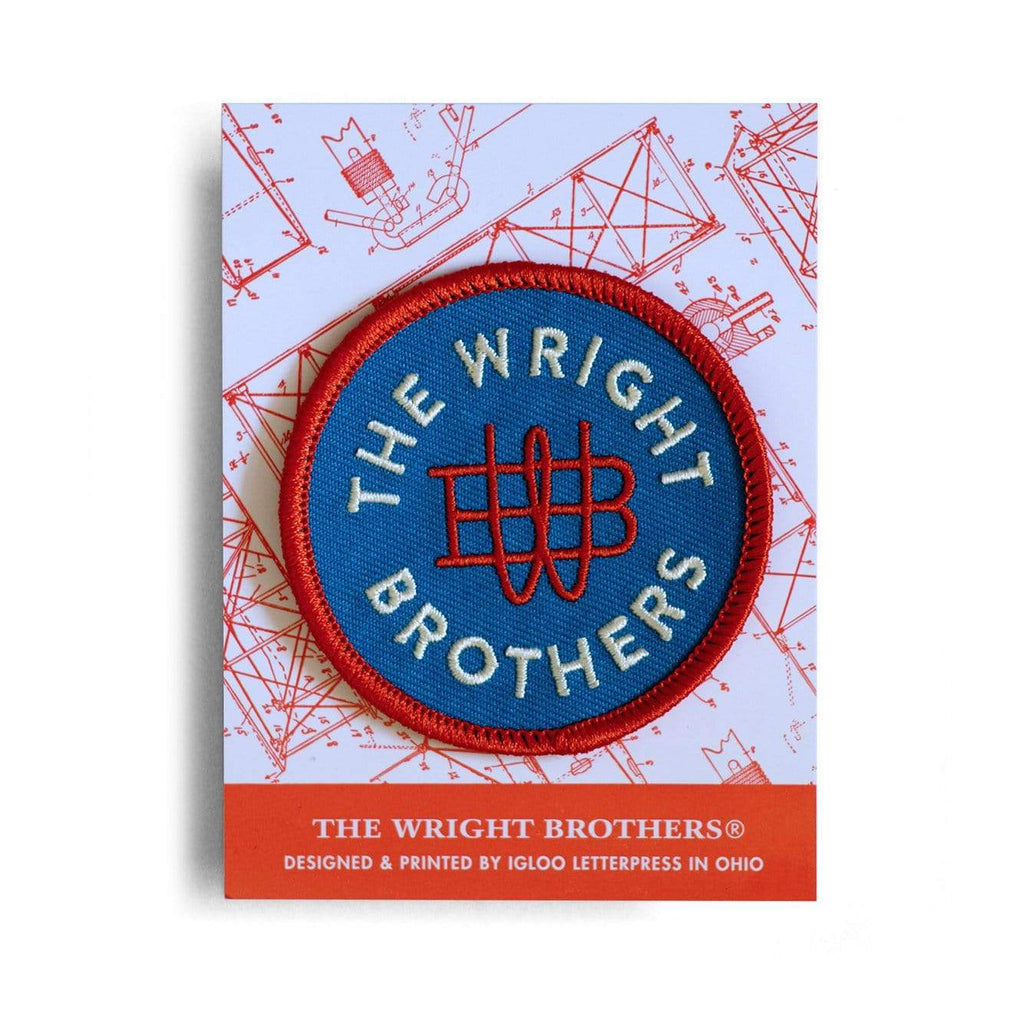Igloo Letterpress Accessories The Wright Brothers insignia embroidered patch