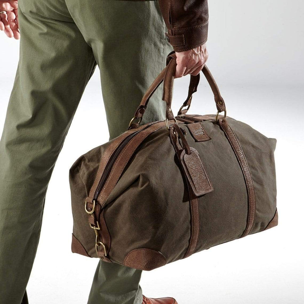 The Wright Brothers USA Bags & Cases 22" Waxed-canvas duffel