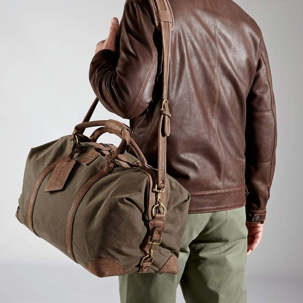 The Wright Brothers USA Bags & Cases 22" Waxed-canvas duffel