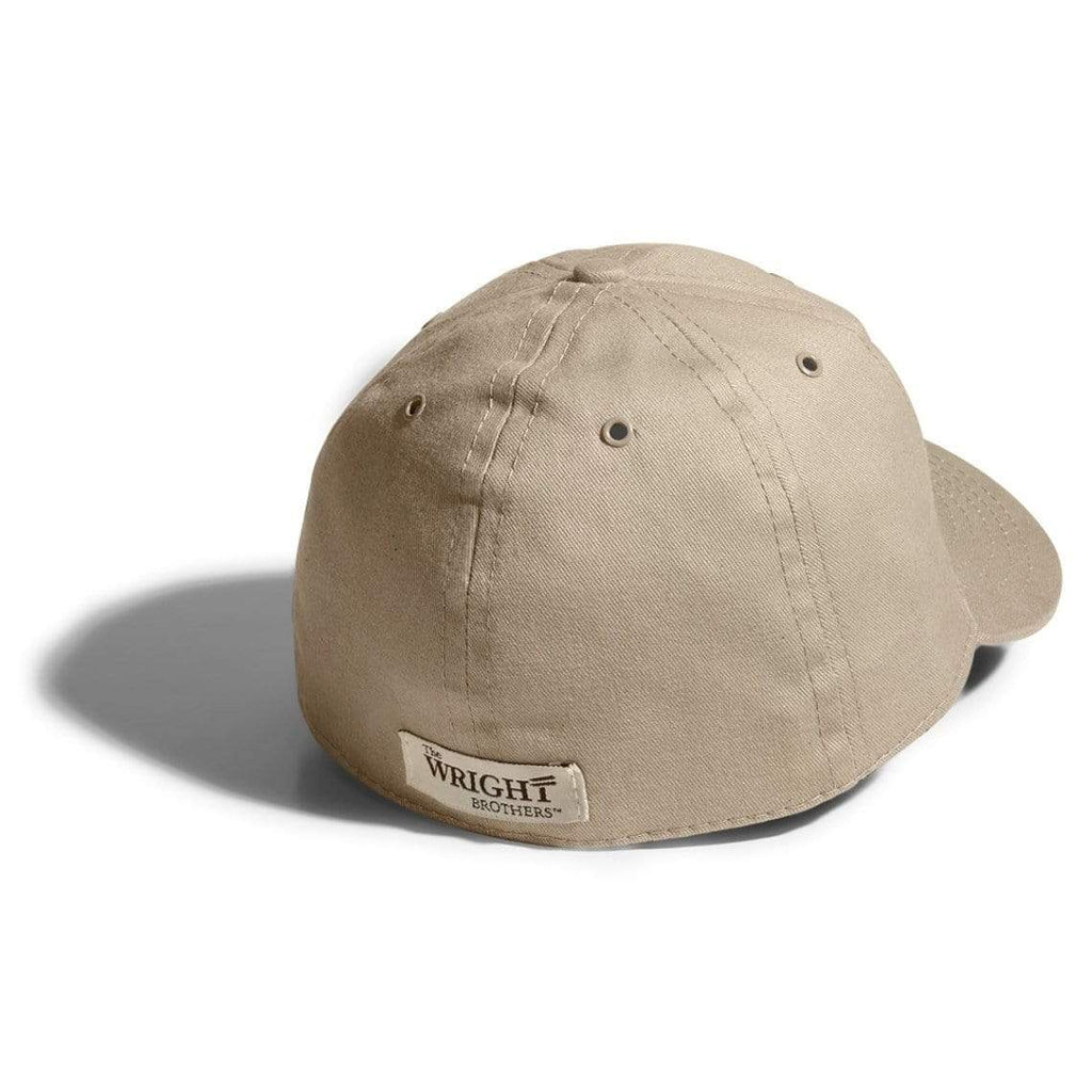 Wright brothers cotton Fitted Khaki flight cap twill