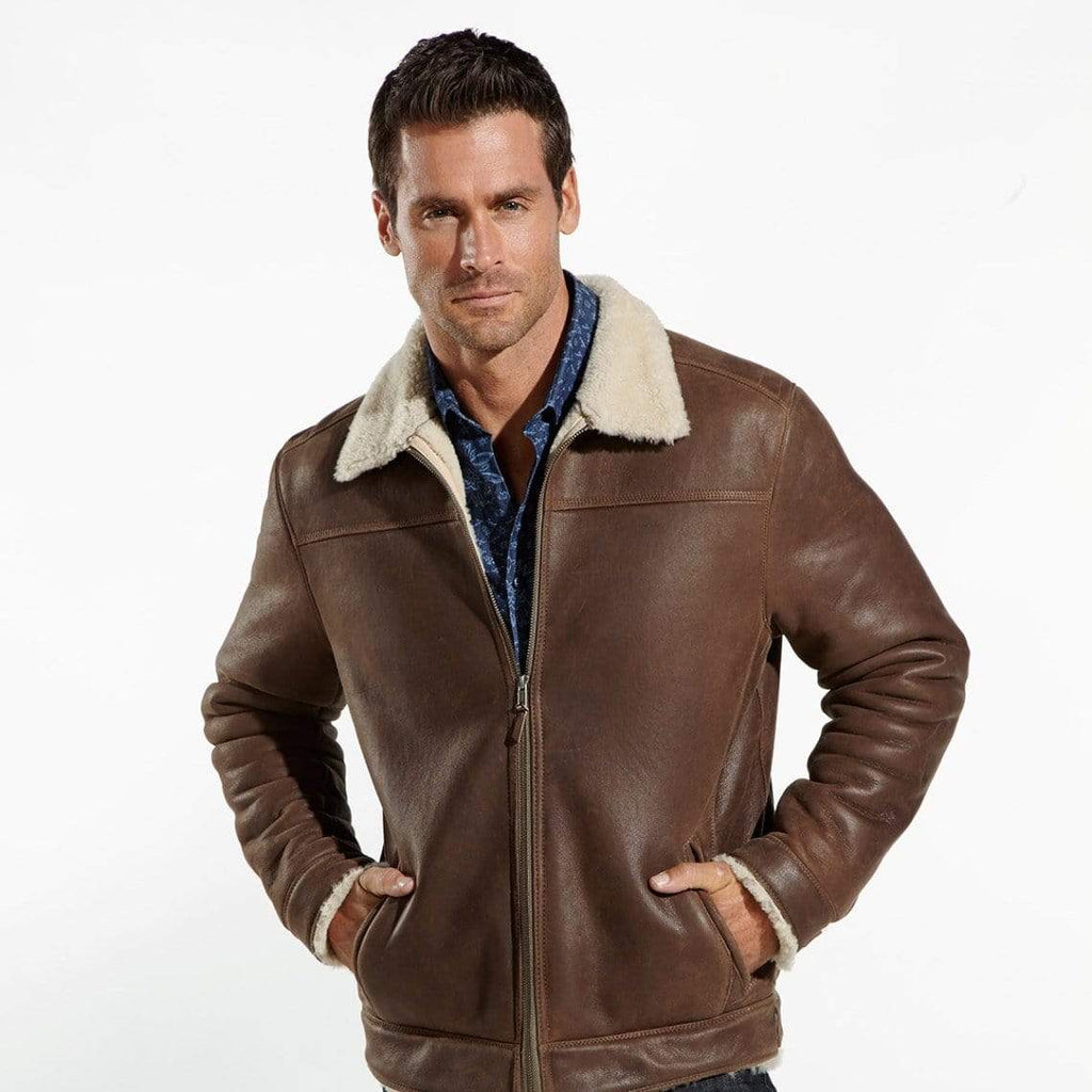 The Wright Brothers USA Jacket 36 Regular (36R) Leather flight jacket | full shearling