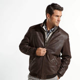 The Wright Brothers USA Jackets S Leather flight jacket | satin-lined