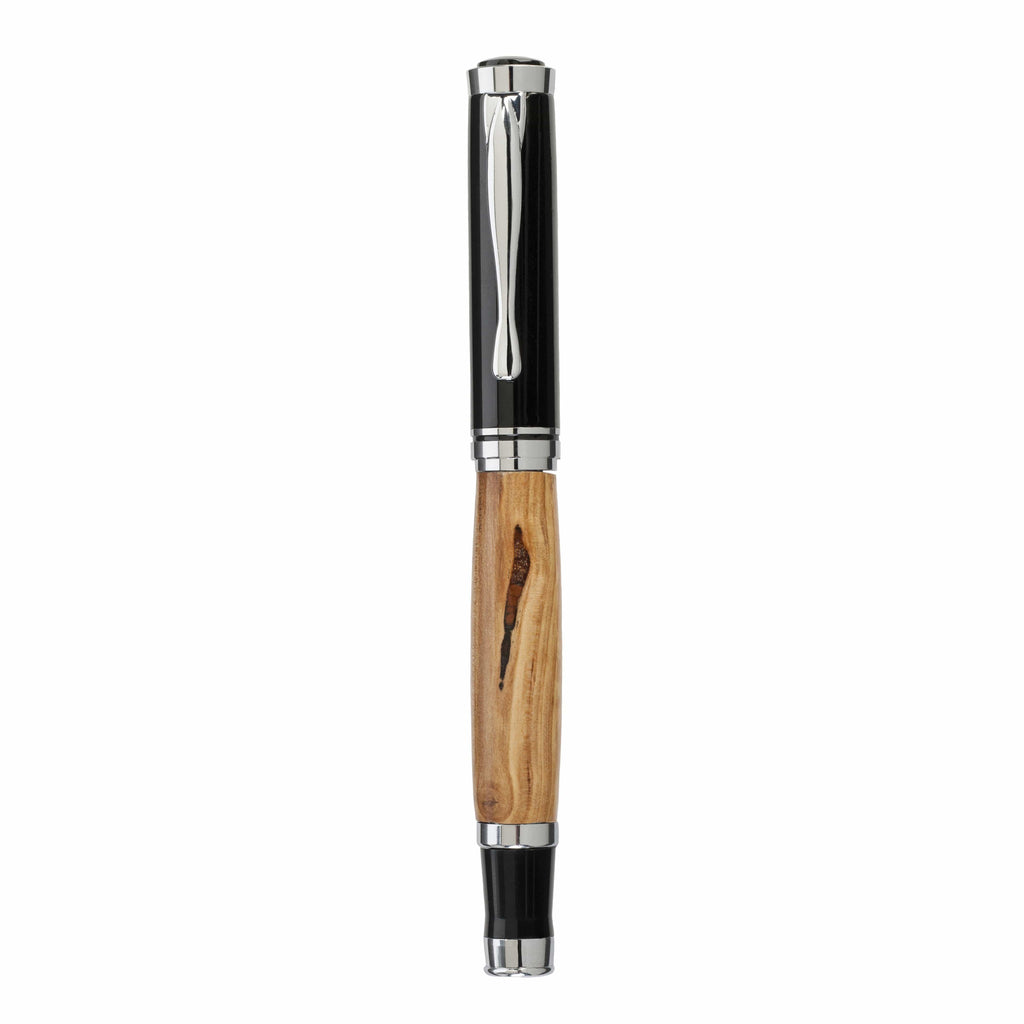 The Wright Brothers USA Pens and Notepads Hawthorn Hill rollerball pen | Bright Chrome plated