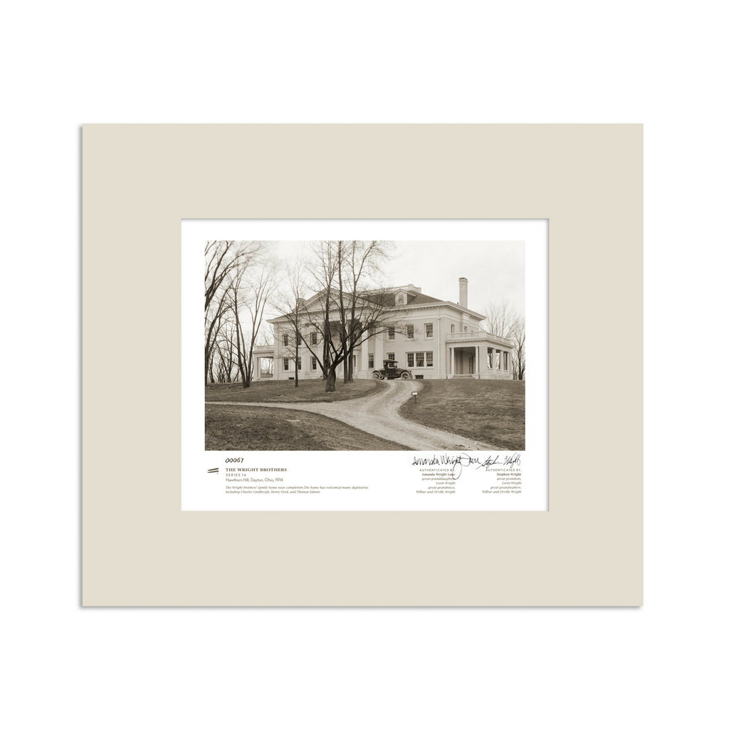 The Wright Brothers USA prints 14 x 11 Hawthorn Hill Series 1.6 | signed & matted Giclée print