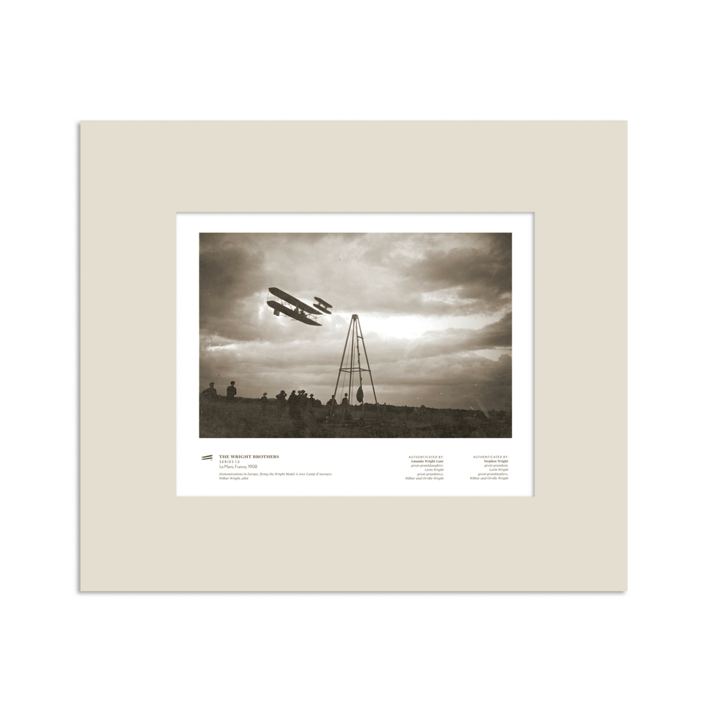 The Wright Brothers USA prints 14 x 11 Le Mans Series 1.3 | matted Giclée print
