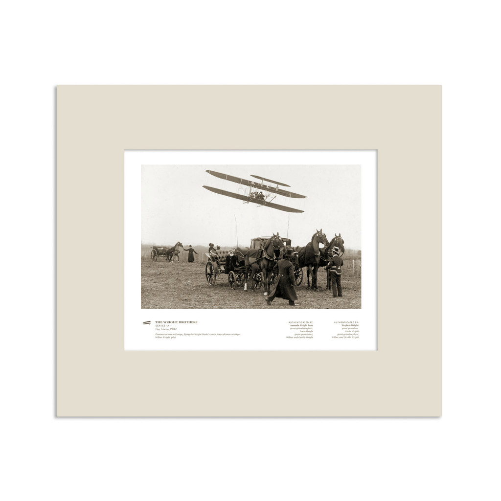 The Wright Brothers USA prints 14 x 11 Pau Series 1.4 | matted Giclée print