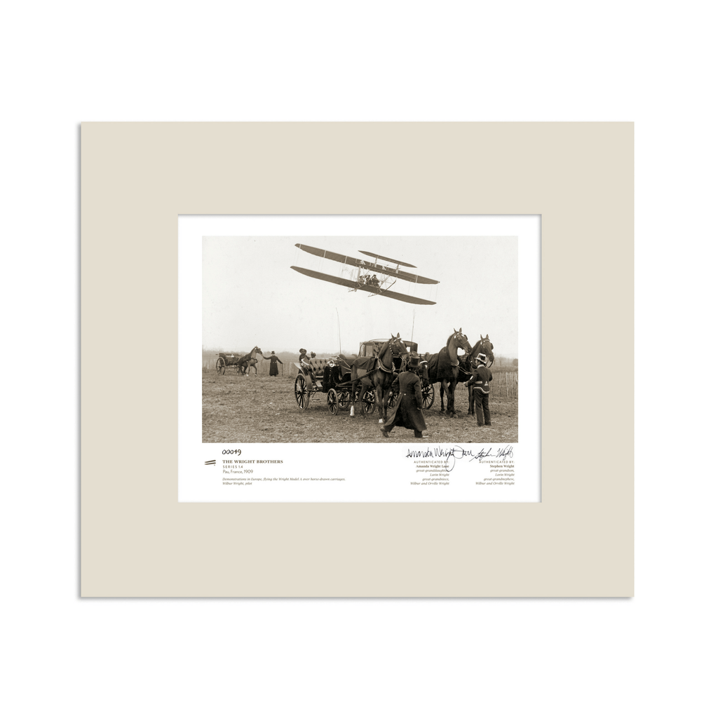 The Wright Brothers USA prints 14 x 11 Pau Series 1.4 | signed & matted Giclée print