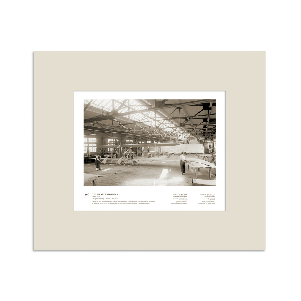 The Wright Brothers USA Prints 14 x 11 Wright Company Series 1.5 | matted Giclée print