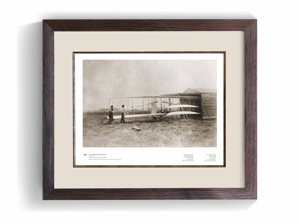 The Wright Brothers USA Prints 24 x 18 Huffman Prairie Series 1.2 | framed Giclée print (larger formats)