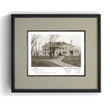 The Wright Brothers USA prints Hawthorn Hill Series 1.6 | signed & framed Giclée print (14x11)