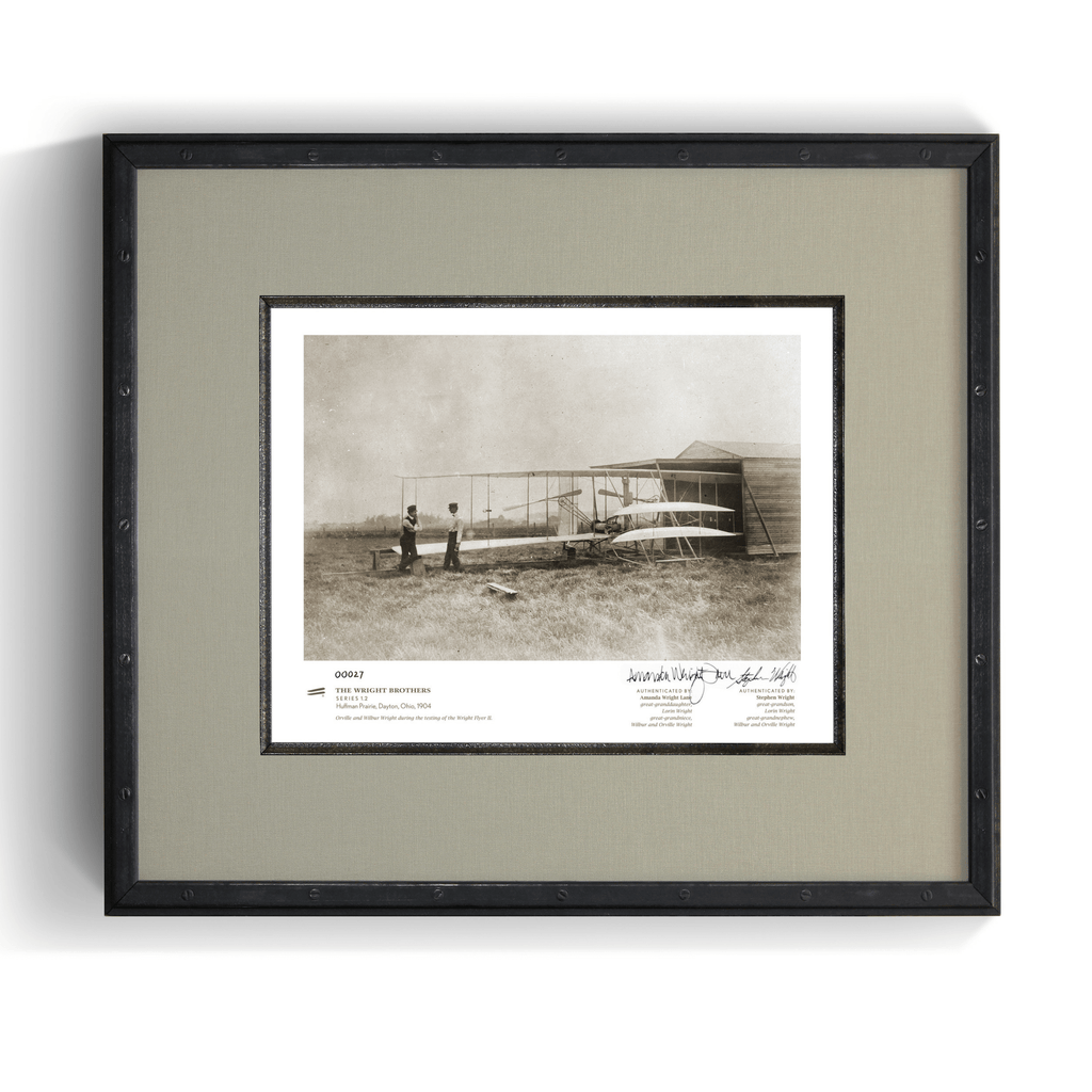 The Wright Brothers USA prints Huffman Prairie Series 1.2 | signed & framed Giclée print (14x11)