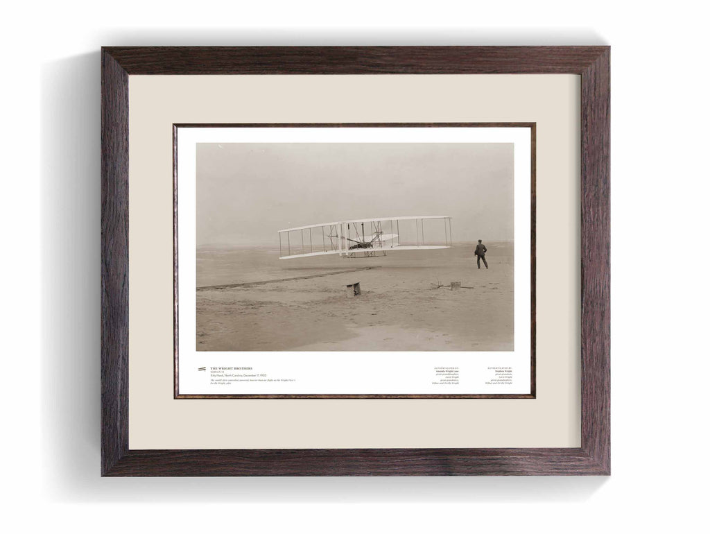 The Wright Brothers USA Prints Kitty Hawk Series 1.1 | framed Giclée print (larger formats)
