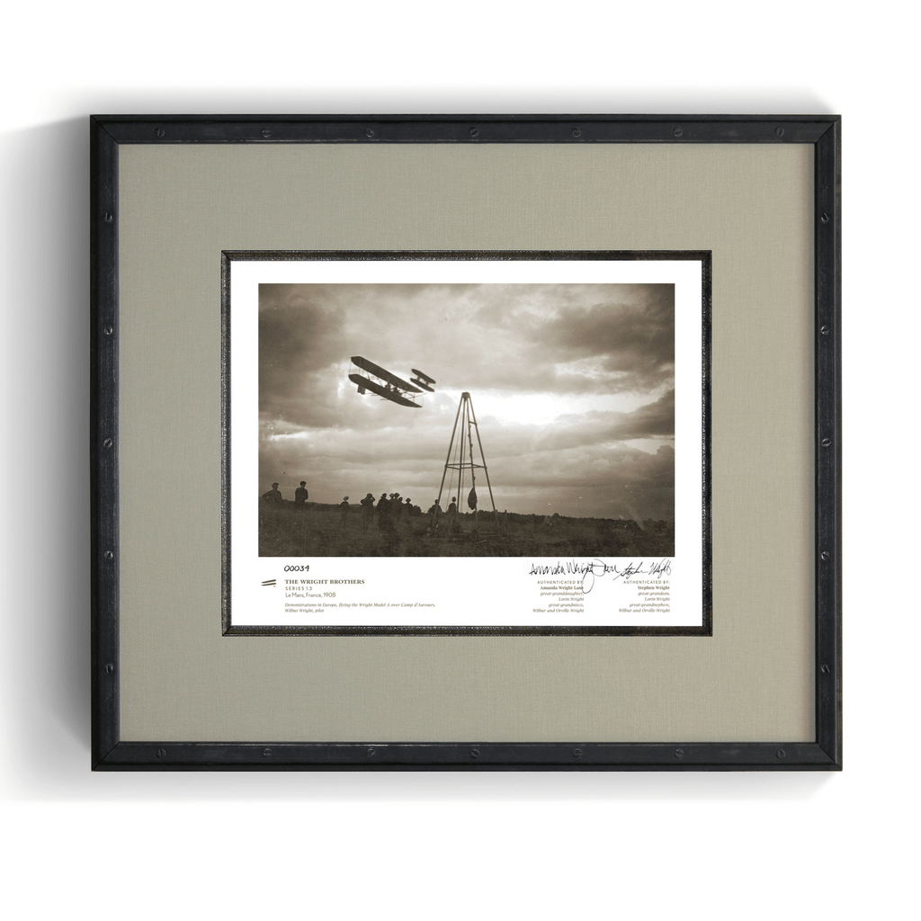 The Wright Brothers USA prints Le Mans Series 1.3 | signed & framed Giclée print (14x11)
