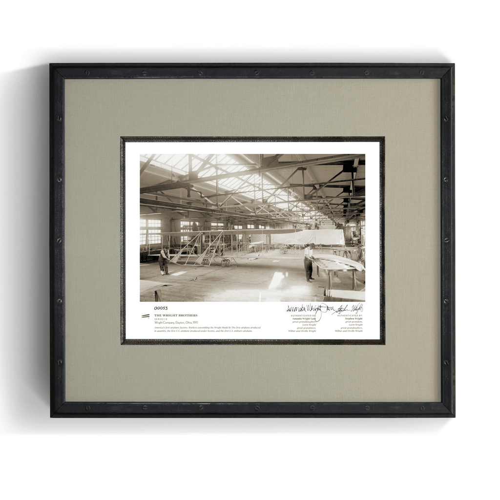 The Wright Brothers USA prints Wright Company Series 1.5 | signed & framed Giclée print (14x11)