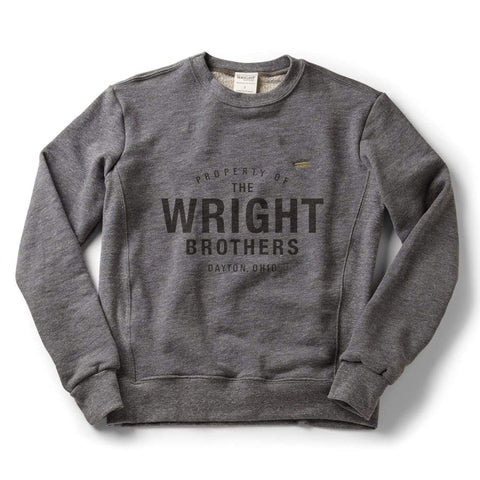 Wright on. classic crew sweatshirt | Zinc