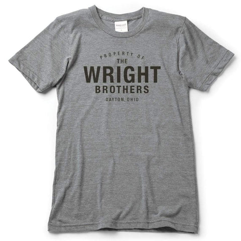 Property of the Wright School of Aviation classic crew sweatshirt | Zinc