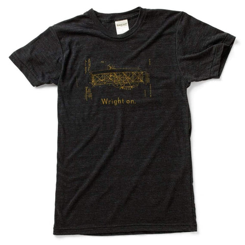 First Flight Dec. 17, 1903 NC. T-shirt | tri-blend, short sleeve, Athletic Grey