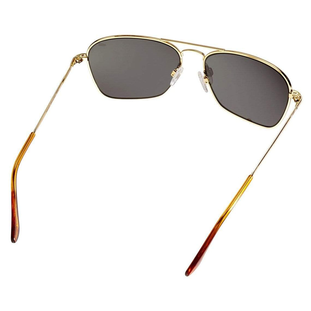 Aviator sunglasses Made USA 1300 Series 23k gold-plated